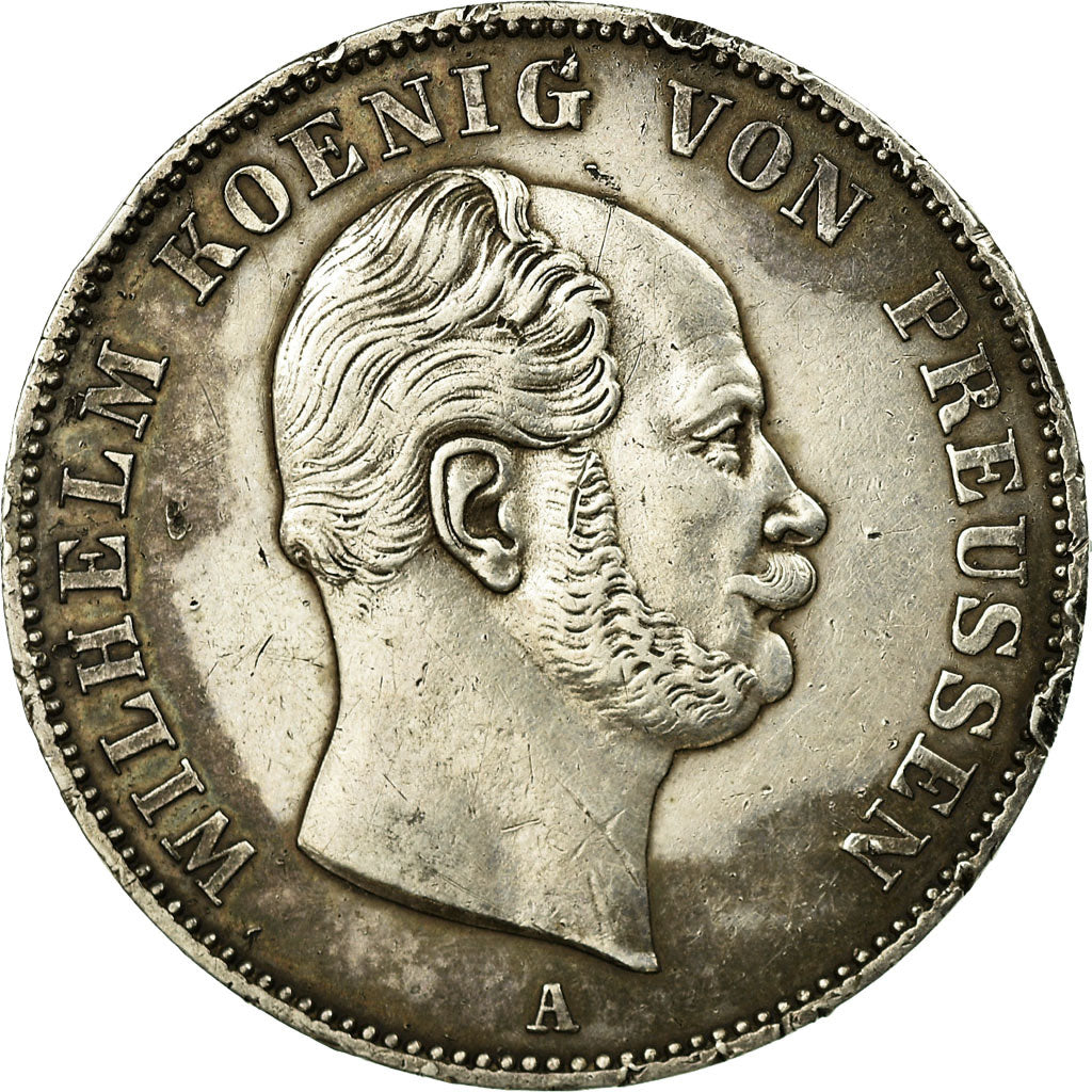 Coin, German States, PRUSSIA, Wilhelm I, Thaler, 1861, Berlin, EF(40-45)