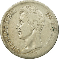 Münze, Frankreich, Charles X, 5 Francs, 1826, Paris, S+, Silber, KM:720.1