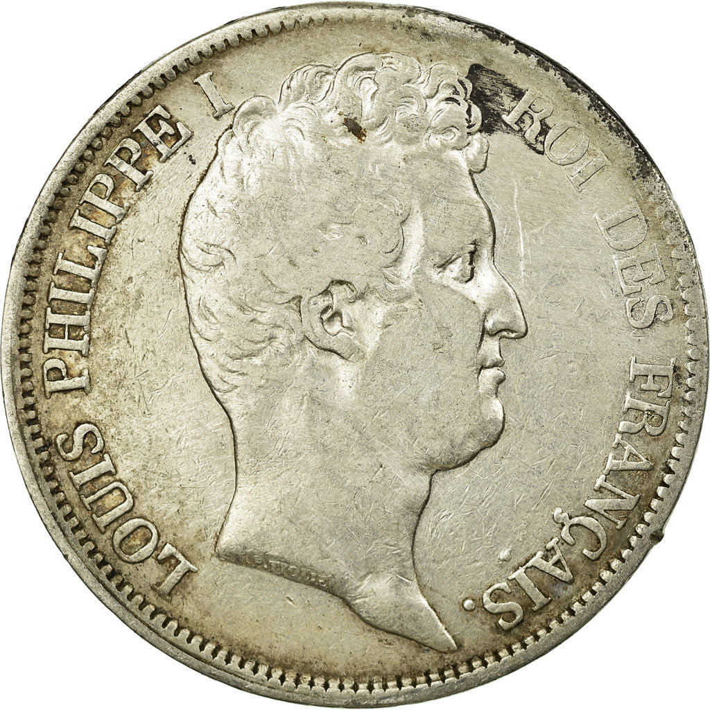 Münze, Frankreich, Louis-Philippe, 5 Francs, 1831, Marseille, S+, Silber