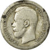 Moneta, Russia, Nicholas II, 50 Kopeks, 1896, St. Petersburg, B+, Argento