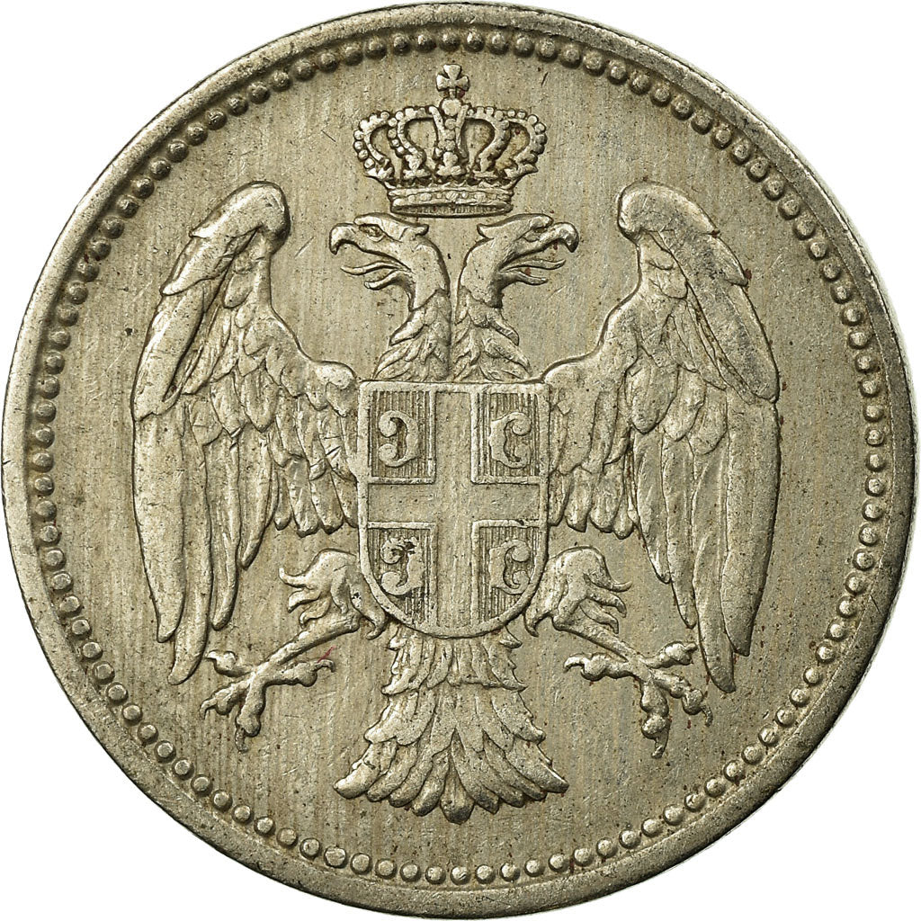 Coin, Serbia, Milan I, 20 Para, 1912, EF(40-45), Copper-nickel, KM:20