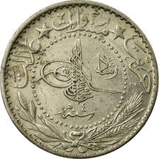 Coin, Turkey, Muhammad V, 20 Para, 1912, Qustantiniyah, EF(40-45), Nickel