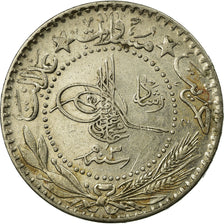 Coin, Turkey, Muhammad V, 20 Para, 1911, Qustantiniyah, AU(50-53), Nickel