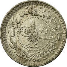 Coin, Turkey, Muhammad V, 5 Para, 1911, Qustantiniyah, AU(50-53), Nickel, KM:759
