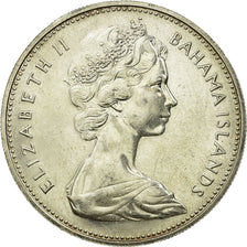 Coin, Bahamas, Elizabeth II, 2 Dollars, 1969, AU(50-53), Silver, KM:9