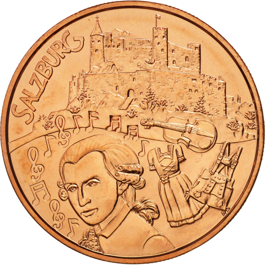 Austria, 10 Euro, 2014, MS(65-70), Bronze, KM:New