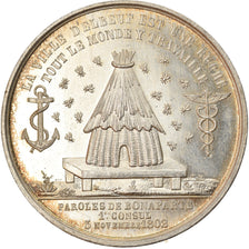 France, Token, Chambre de Commerce d'Elbeuf, 1861, Lecomte, MS(63), Silver