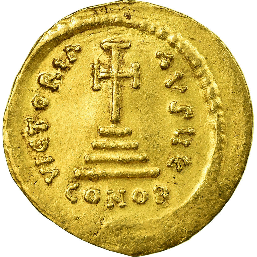 Coin, Heraclius, Solidus, 610-613, Constantinople, AU(55-58), Gold, Sear:731
