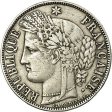 Moneta, Francia, Cérès, 5 Francs, 1851, Paris, BB, Argento, KM:761.1