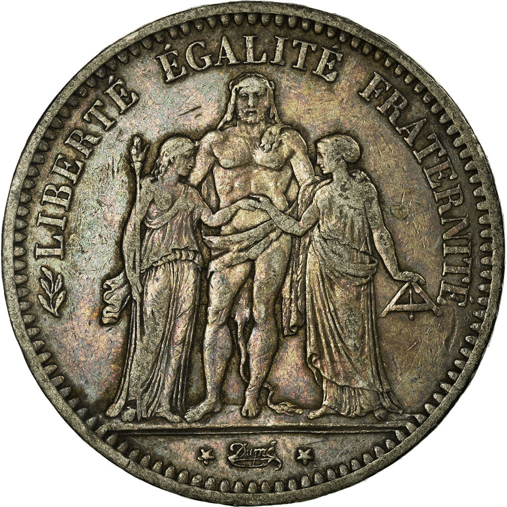 Coin, France, Hercule, 5 Francs, 1849, Paris, EF(40-45), Silver, KM:756.1