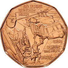 Austria, 5 Euro, 2015, MS(65-70), Bronze, KM:New