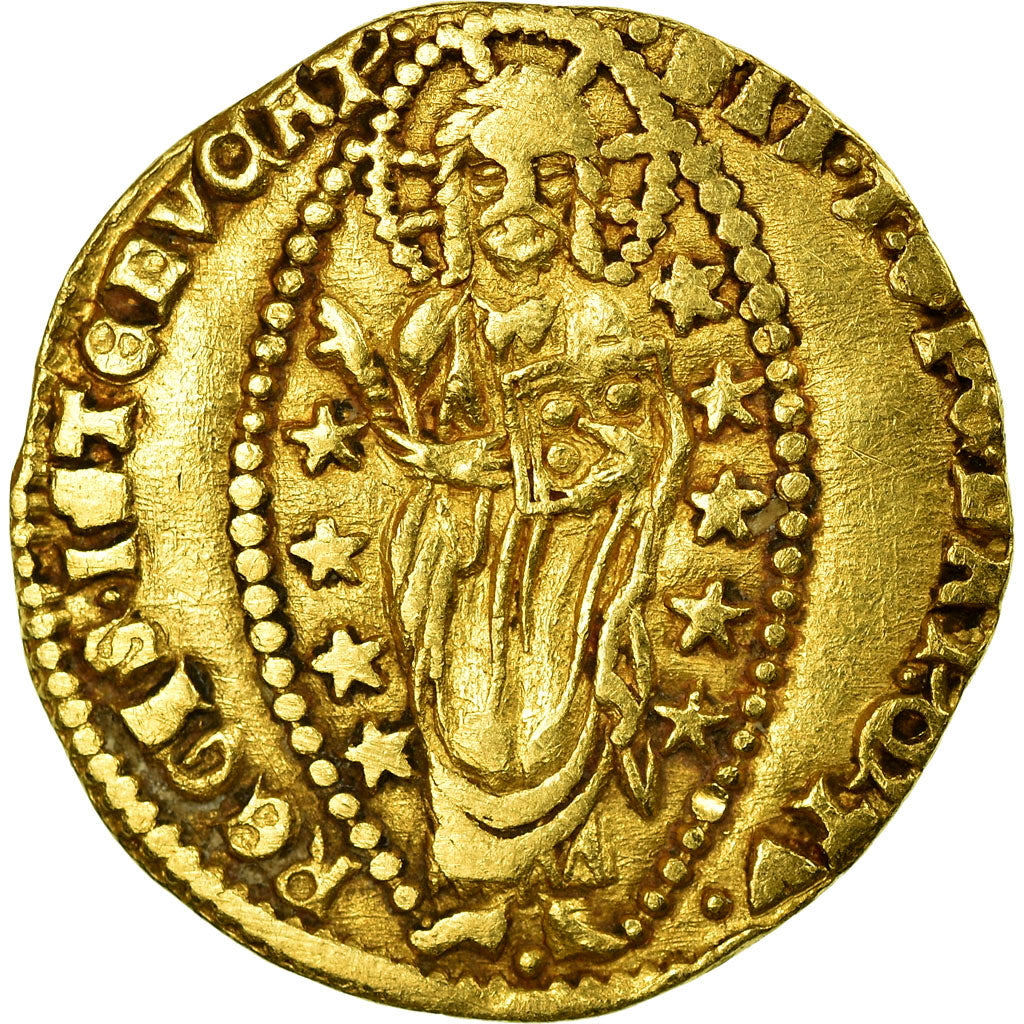 Monnaie, États italiens, VENISE, Antonio Venier (1382-1400), Zecchino, Gold
