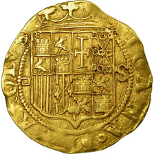 Coin, Spain, Jeanne et Charles, Escudo, Seville, EF(40-45), Gold