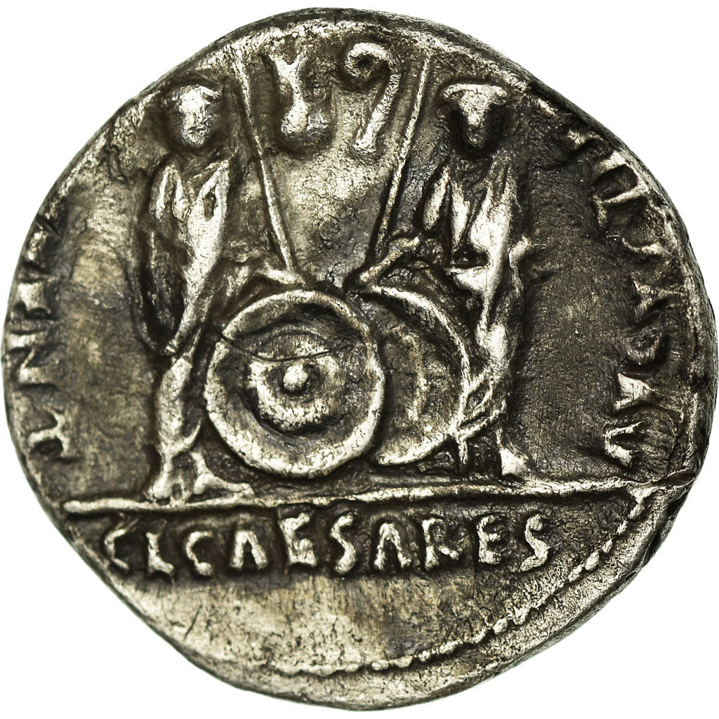 Moneta, Augustus, Denarius, 1-12, Lyon - Lugdunum, BB, Argento, RIC:208