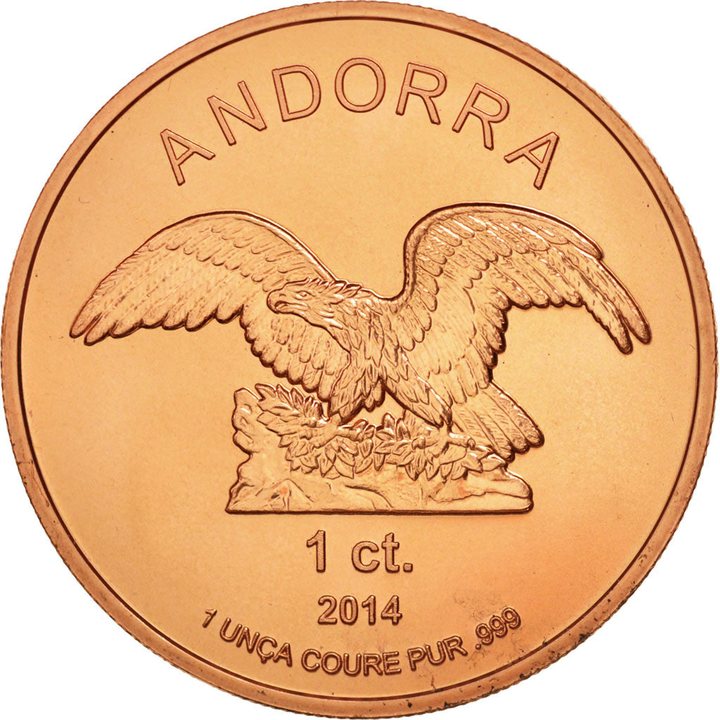 Andorra, Centimo, 2014, Copper, KM:New