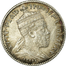 Coin, Ethiopia, Menelik II, Gersh, 1895 (1902-03), Paris, AU(55-58), Silver