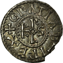 Coin, France, Charles le Chauve, Denarius, 864-875, Orléans, AU(55-58), Silver