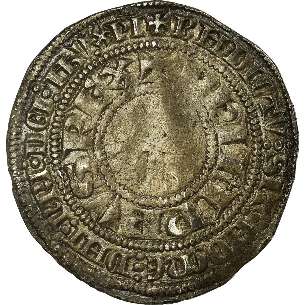 Coin, France, Philip IV, Gros Tournois, 1290-1295, VF(30-35), Silver