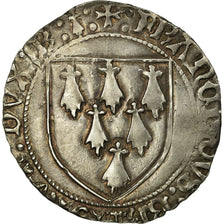 Moneta, Francia, Bretagne, François II, Gros à l'écu, Rennes, BB+, Argento