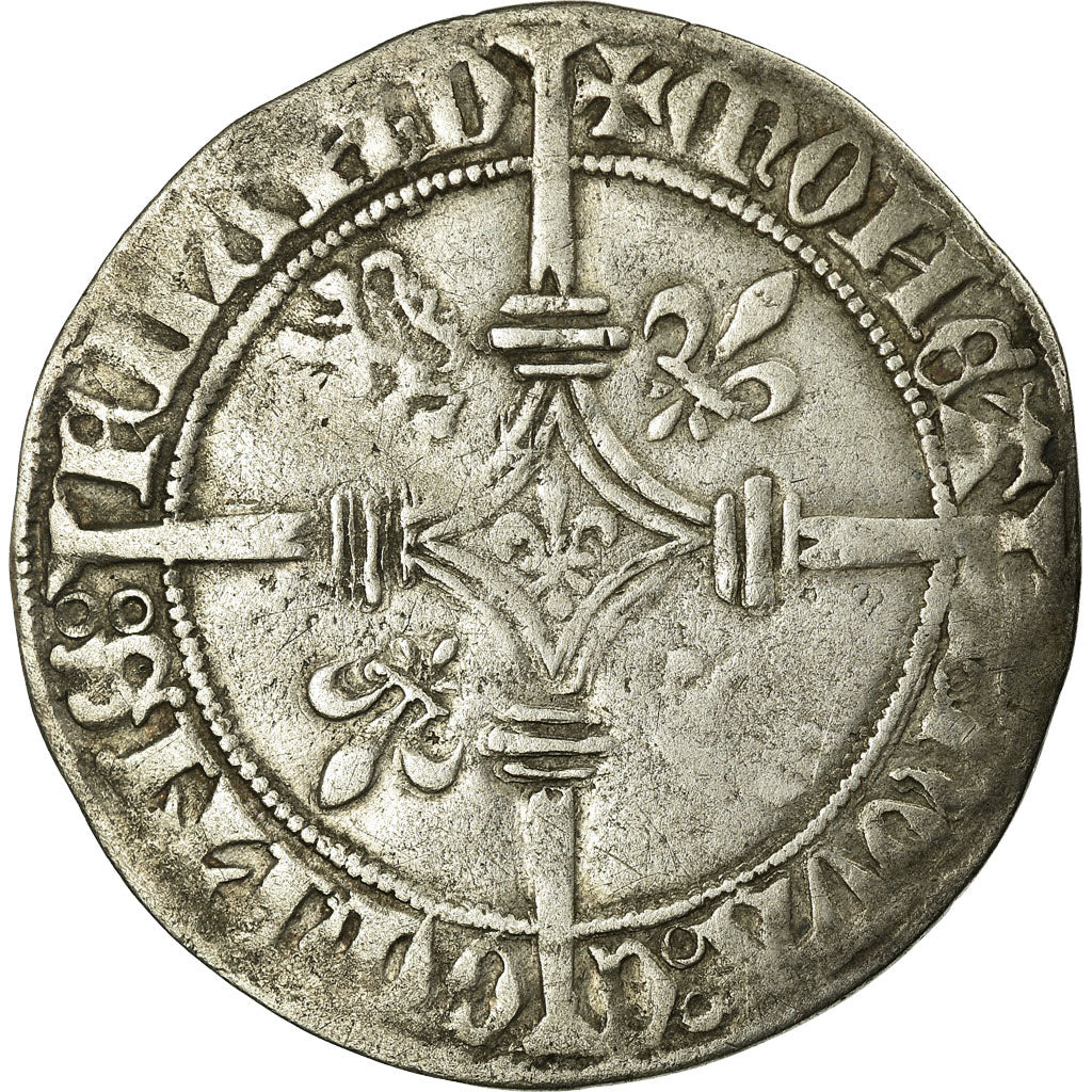 Monnaie, Belgique, Flandre, Philippe le Bon, Double gros vierlander, Bruges
