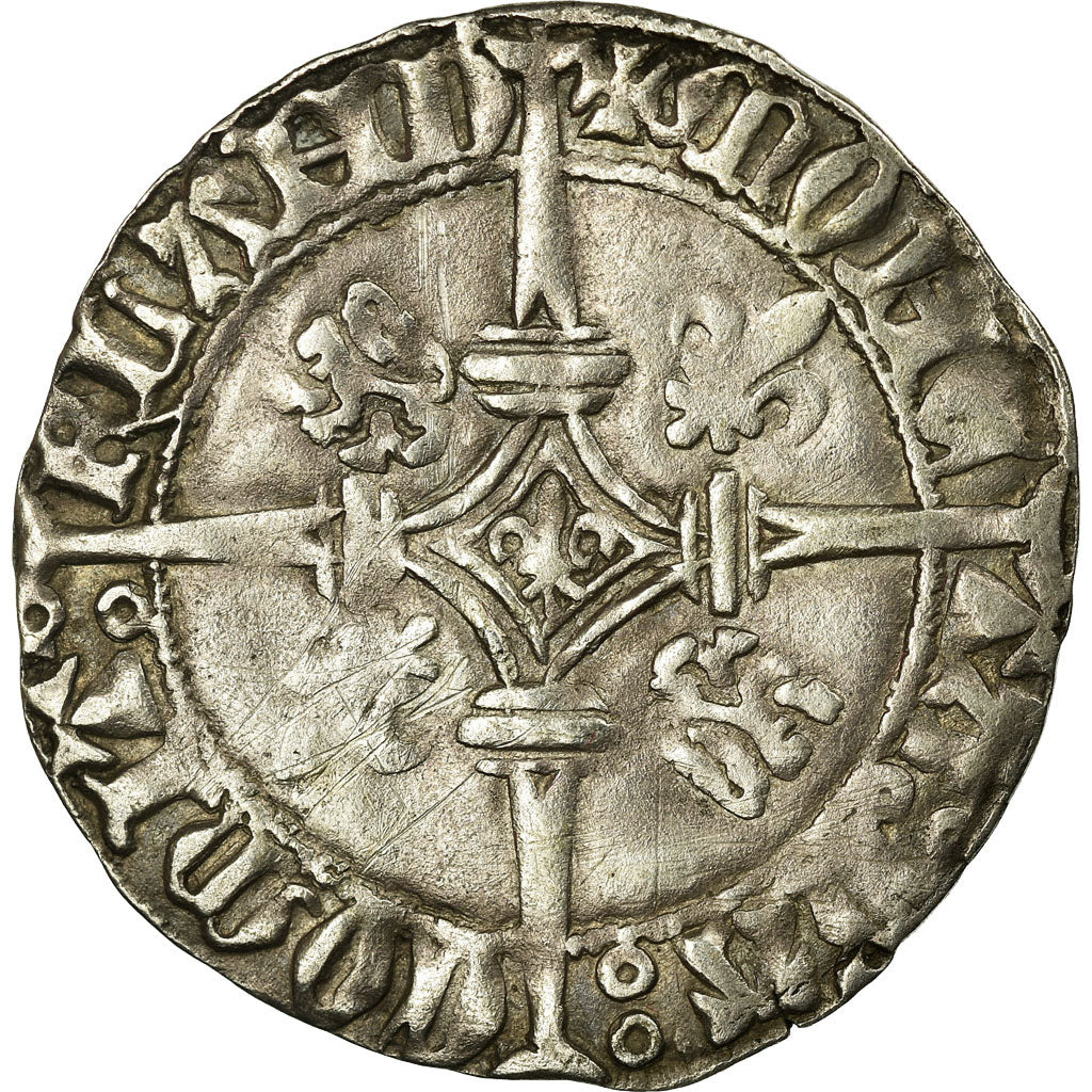 Coin, Belgium, Flanders, Charles Le Téméraire, Double gros vierlander