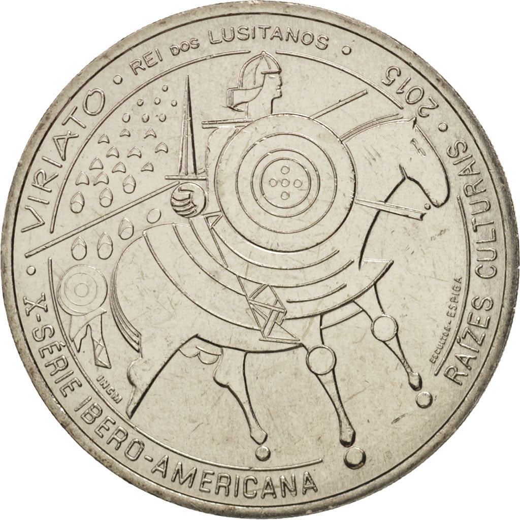 Portugal, 7-1/2 Euro, 2015, Copper-nickel, KM:New