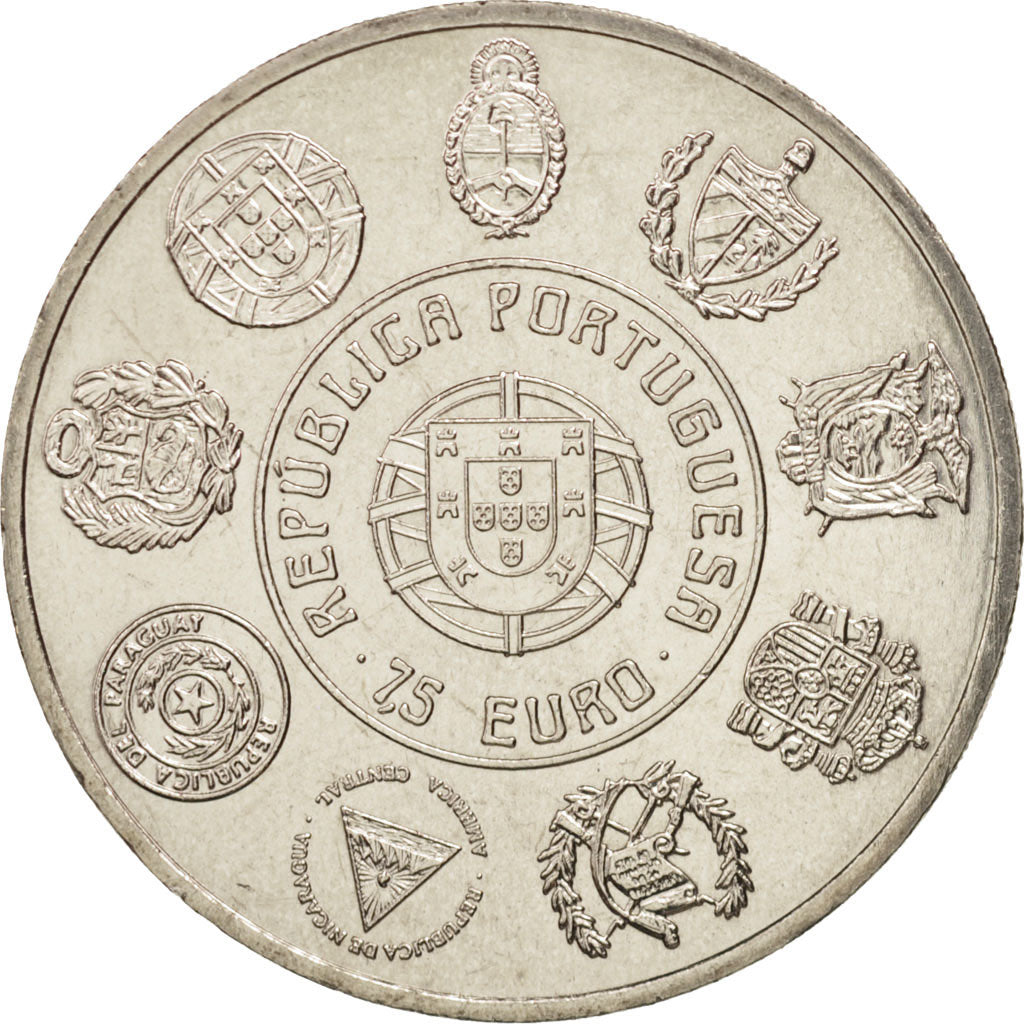 Portugal, 7-1/2 Euro, 2015, Copper-nickel, KM:New