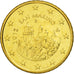 San Marino, 50 Euro Cent, 2012, SPL, Laiton, KM:484