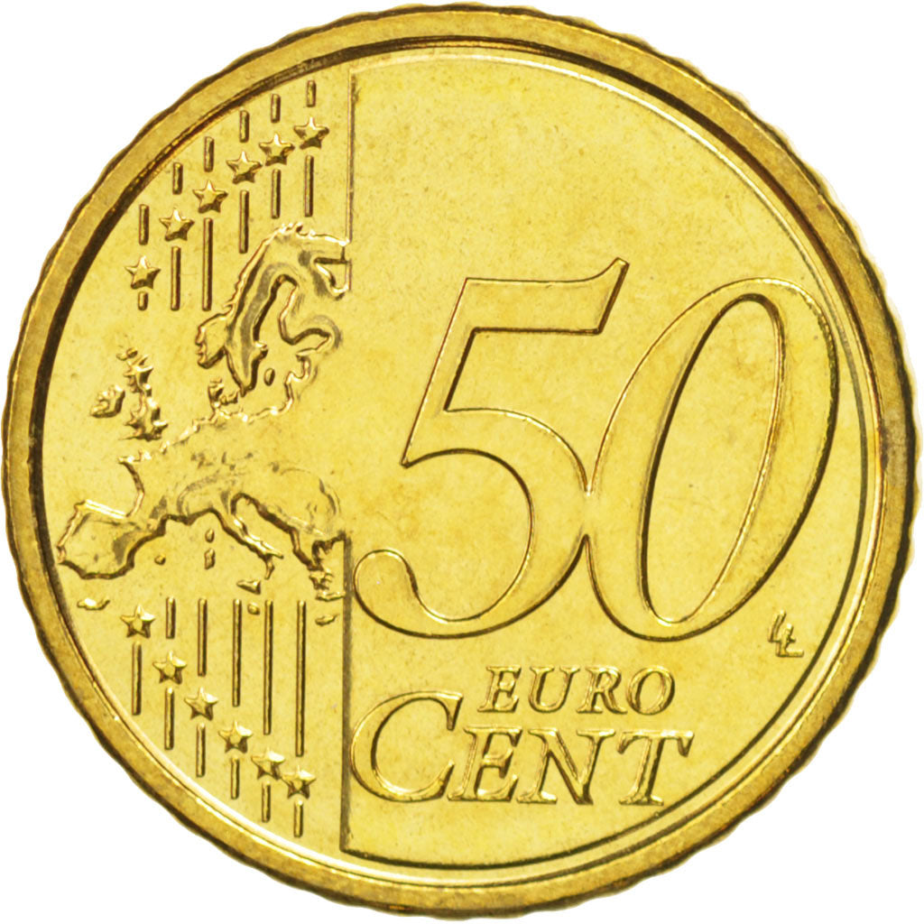 San Marino, 50 Euro Cent, 2012, MS(63), Brass, KM:484