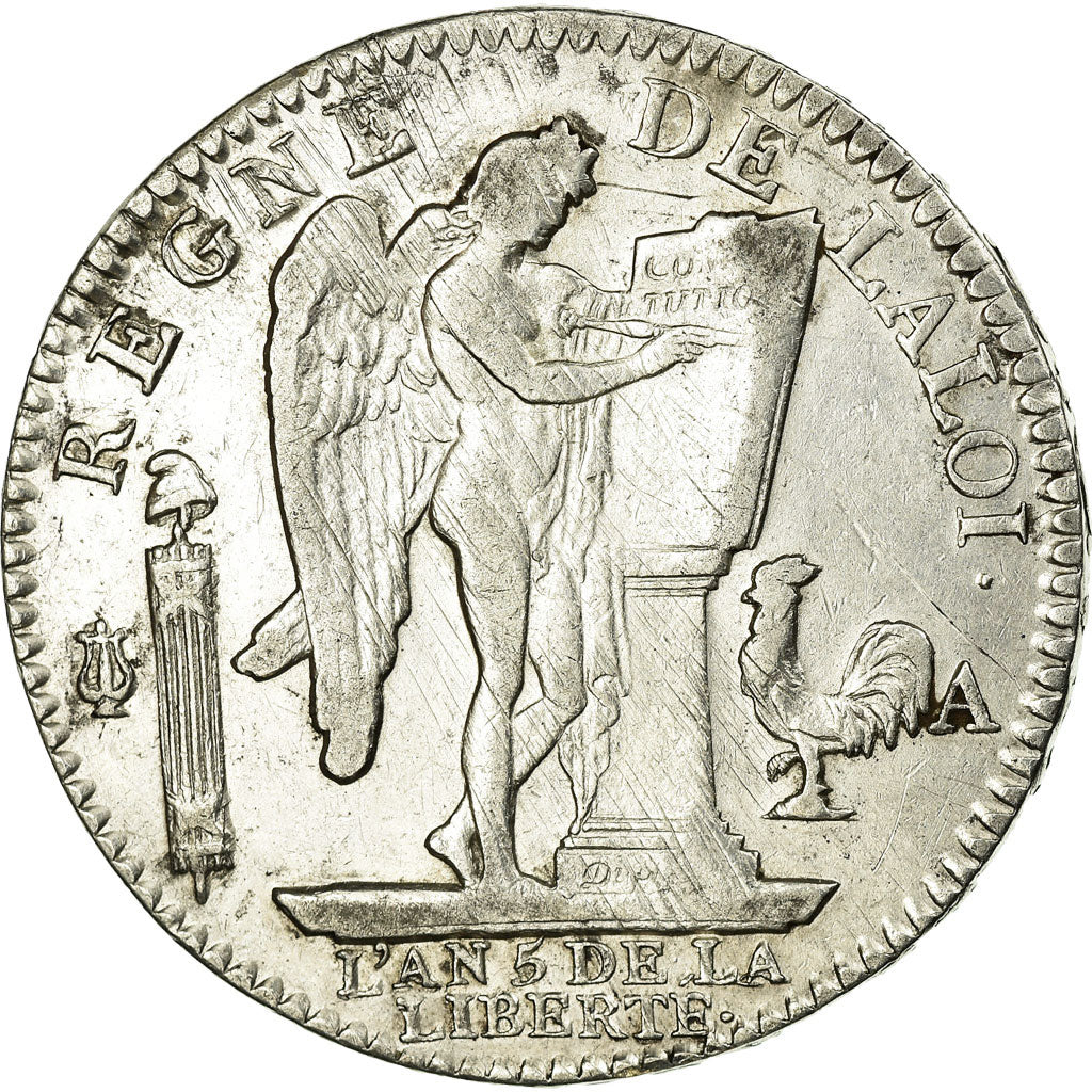 Moeda, França, Louis XVI, Écu de 6 livres françois, ECU, 6 Livres, 1793