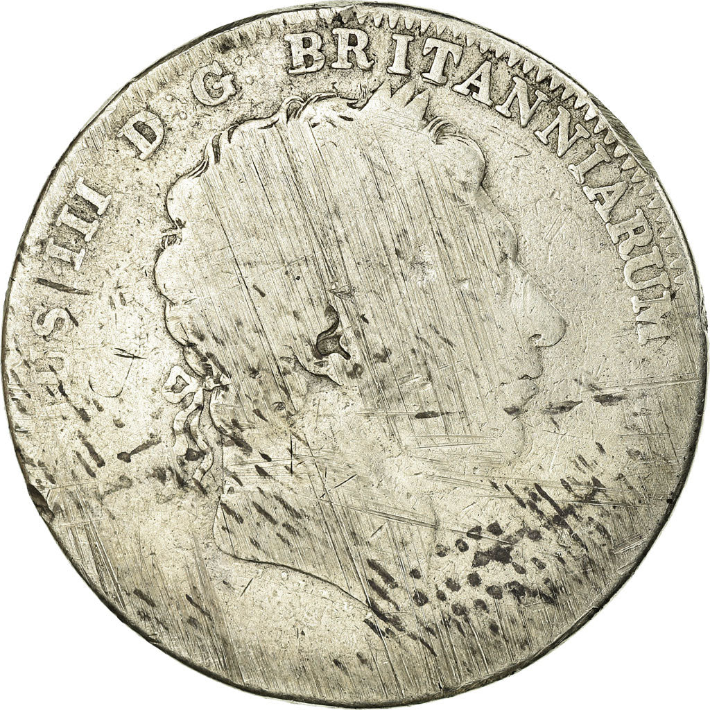 Coin, Great Britain, George III, Crown, F(12-15), Silver