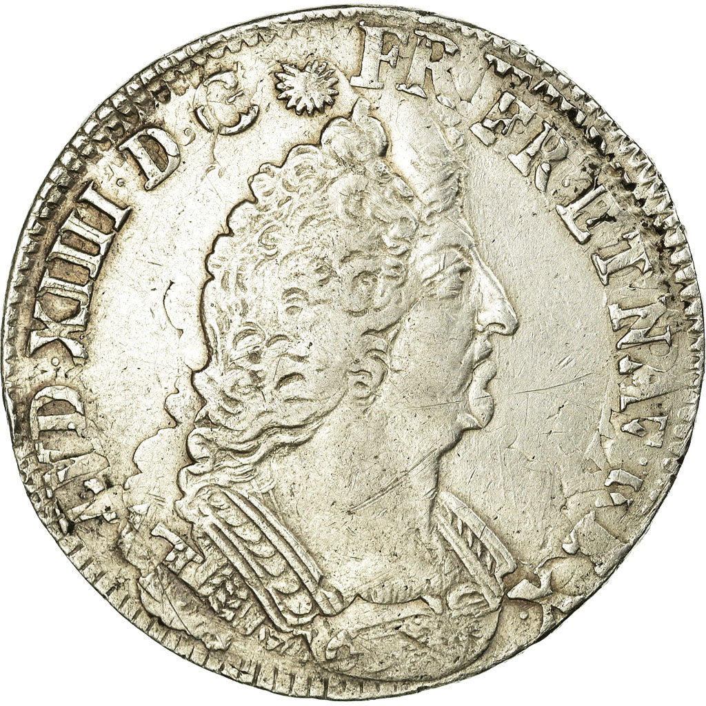 Münze, Frankreich, Louis XIV, Écu aux palmes, Ecu, 1694, SS