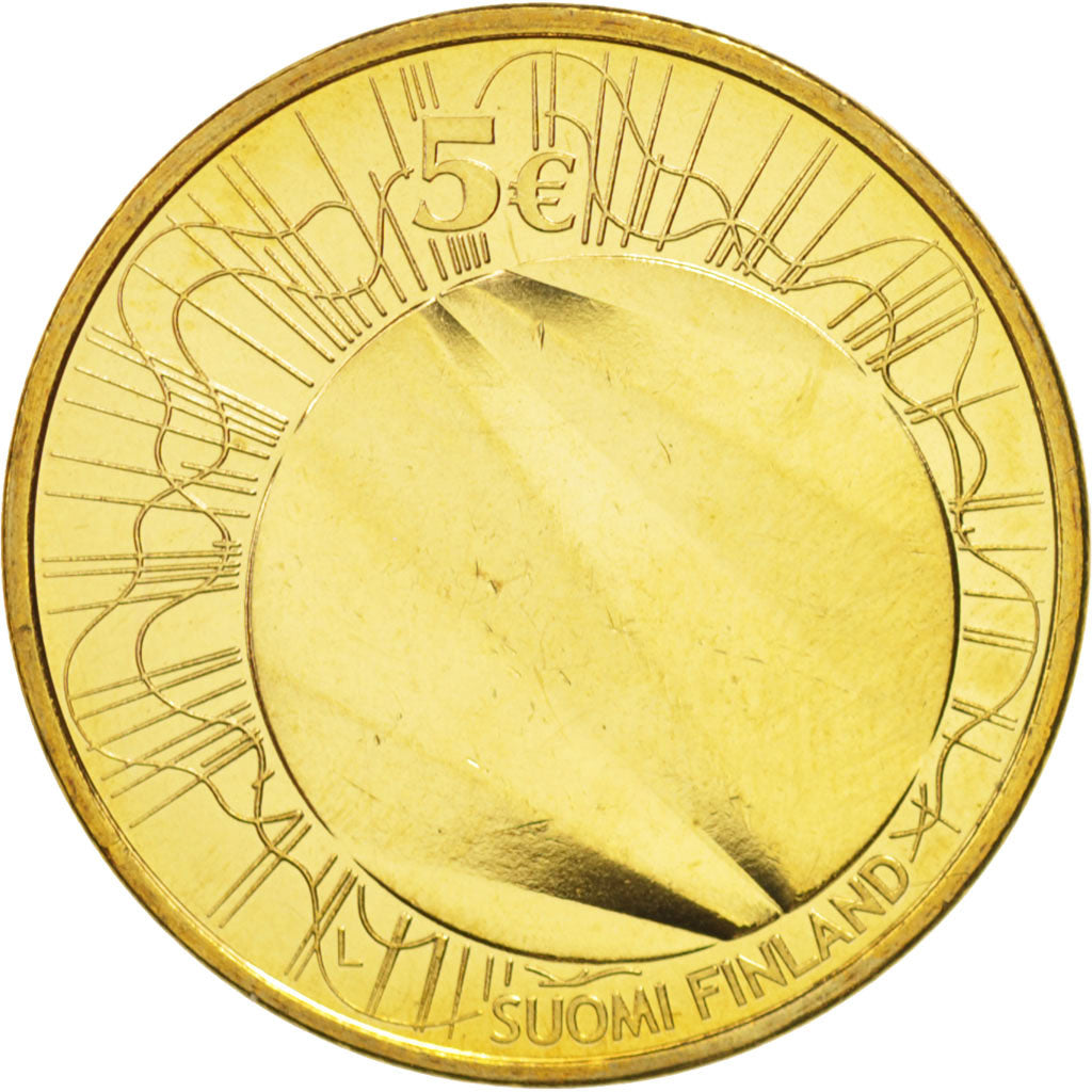 Finland, 5 Euro, 2012, Aluminum-Bronze, KM:181