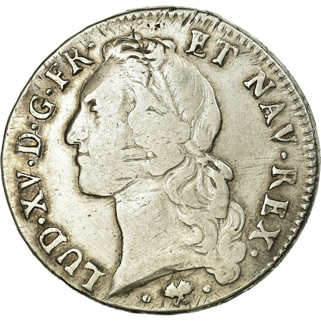 Moneta, Francia, Louis XV, Écu au bandeau, Ecu, 1764, Bayonne, MB+, Argento