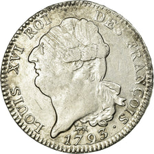 Moeda, França, Louis XVI, Écu de 6 livres françois, ECU, 6 Livres, 1793