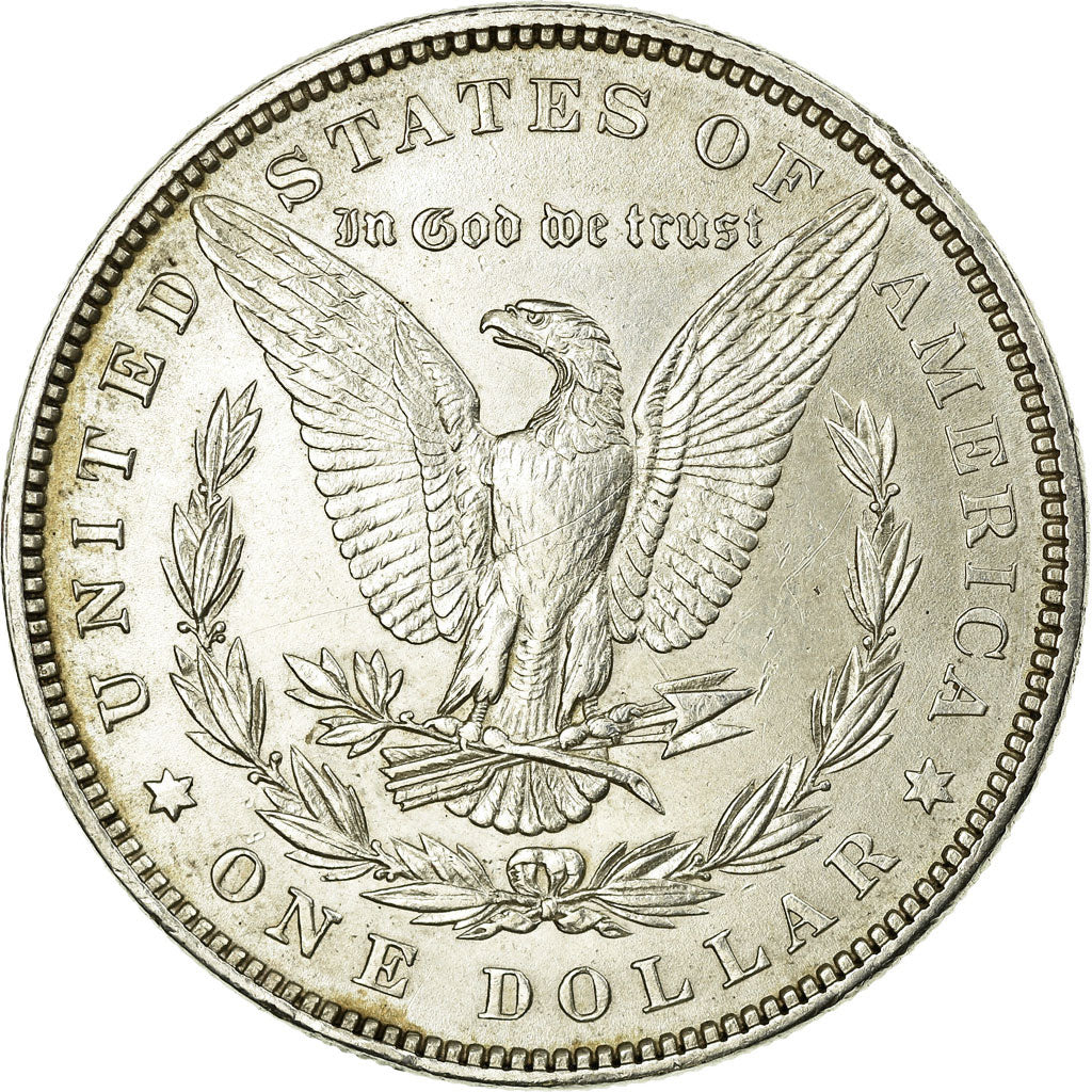 Coin, United States, Morgan Dollar, Dollar, 1880, Philadelphia, AU(55-58)