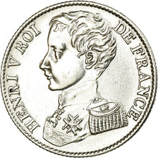 Munten, Frankrijk, Henri V, Franc, 1831, ZF+, Zilver, KM:28.2, Gadoury:451