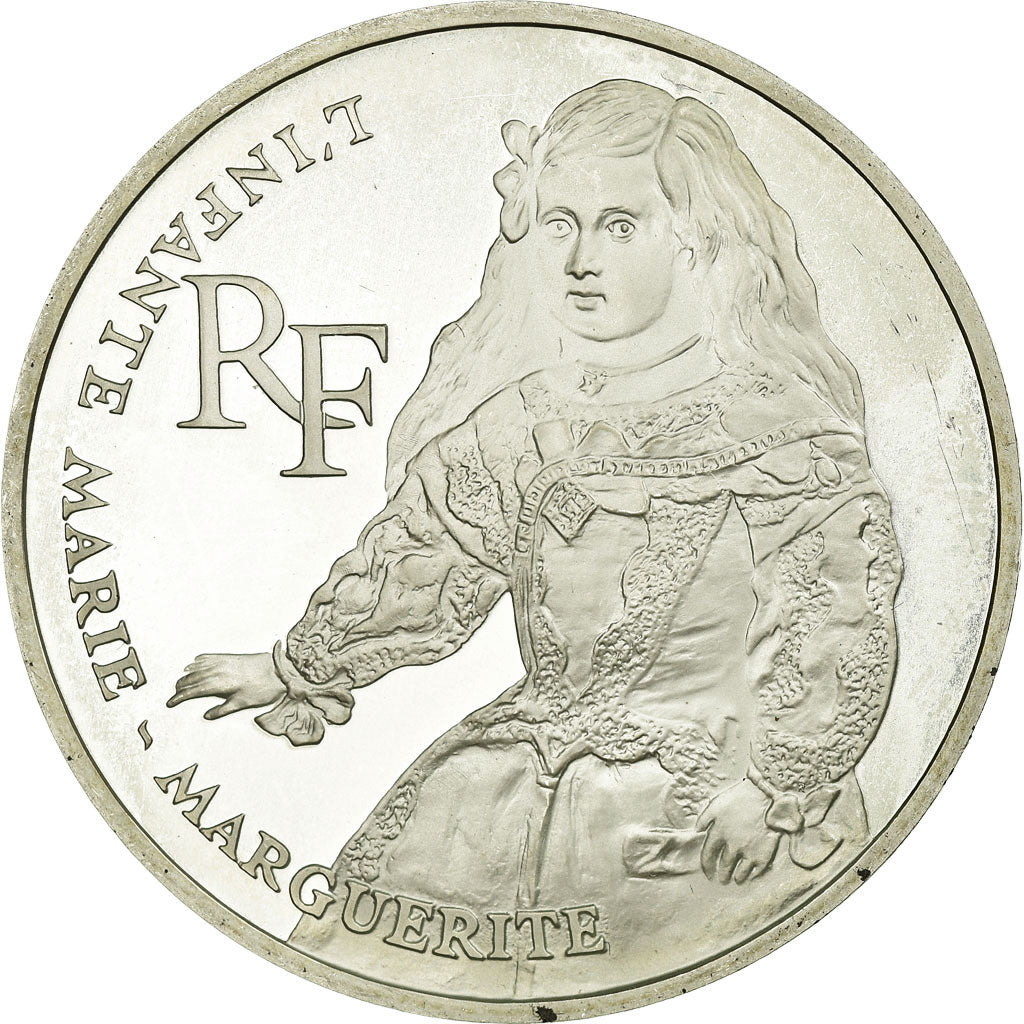 Coin, France, L'Infante, 100 Francs, 1993, MS(65-70), Silver, KM:1021