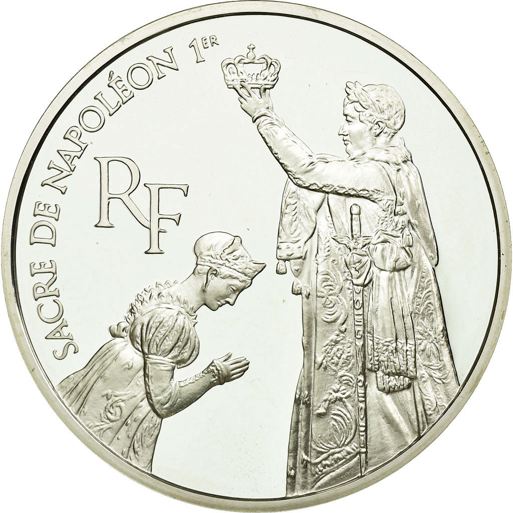 Coin, France, Sacre de Napoléon Ier, 100 Francs, 1993, MS(65-70), Silver