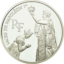 Coin, France, Sacre de Napoléon Ier, 100 Francs, 1993, MS(65-70), Silver