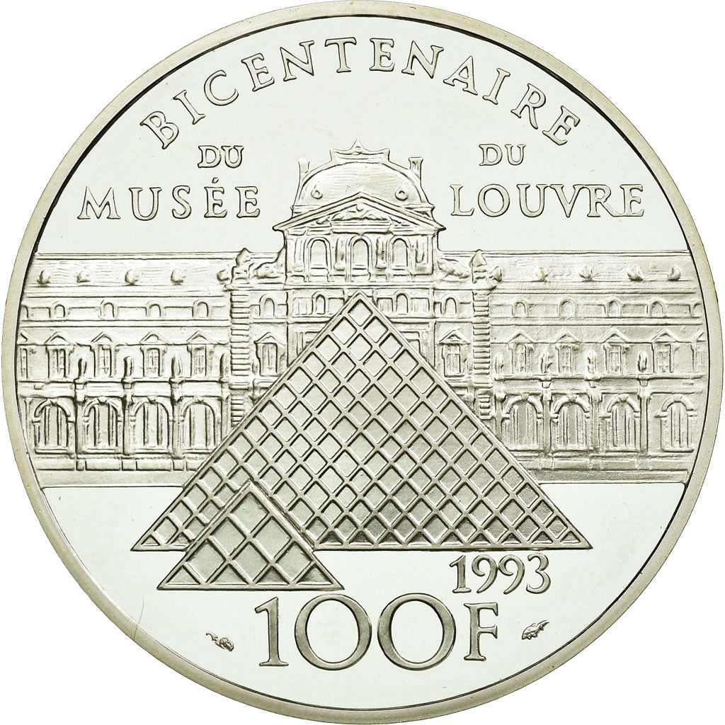 Coin, France, Sacre de Napoléon Ier, 100 Francs, 1993, MS(65-70), Silver