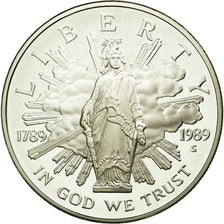 Coin, United States, Dollar, 1989, U.S. Mint, San Francisco, MS(65-70), Silver