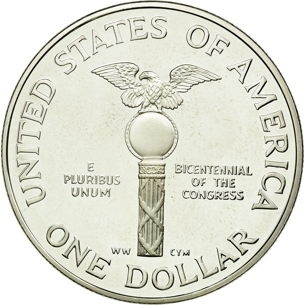 Coin, United States, Dollar, 1989, U.S. Mint, San Francisco, MS(65-70), Silver