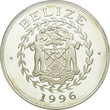 Moneta, Belize, Olympics, 10 Dollars, 1996, FDC, Argento, KM:127