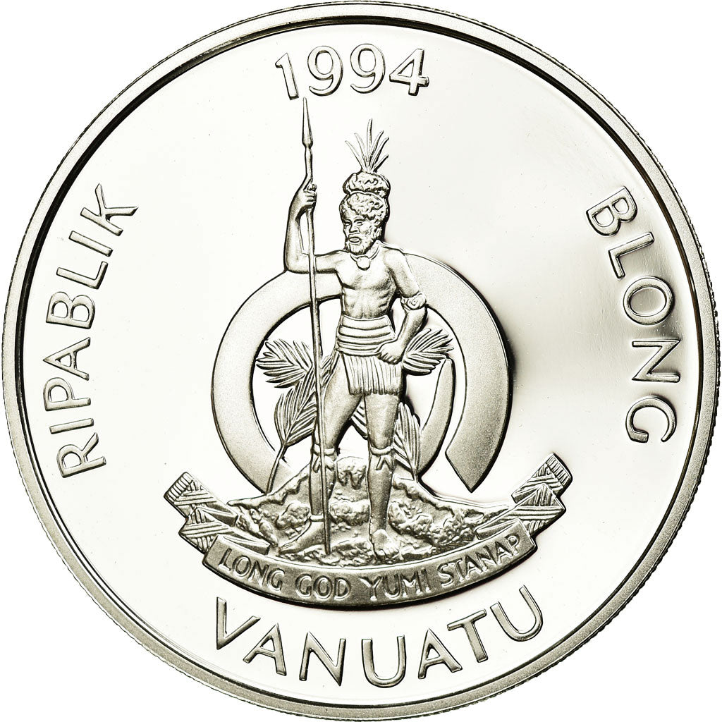 Monnaie, Vanuatu, Olympics, 50 Vatu, 1994, FDC, Argent, KM:24