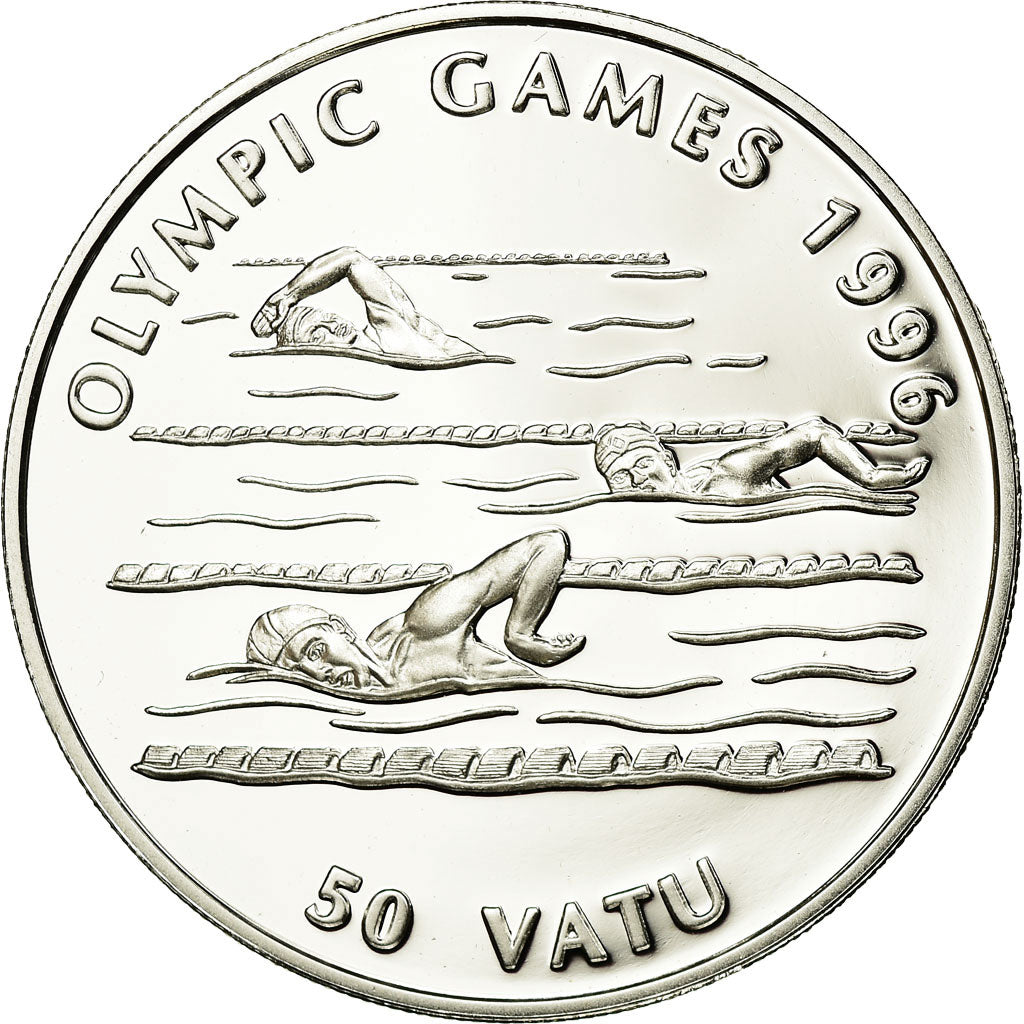 Monnaie, Vanuatu, Olympics, 50 Vatu, 1994, FDC, Argent, KM:24