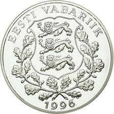 Coin, Estonia, Olympics, 100 Krooni, 1996, MS(65-70), Silver, KM:31