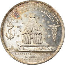 France, Token, Chambre de Commerce d'Elbeuf, 1861, Lecomte, MS(63), Silver
