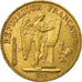Moneda, Francia, Génie, 20 Francs, 1889, Paris, MBC+, Oro, KM:825, Gadoury:1063