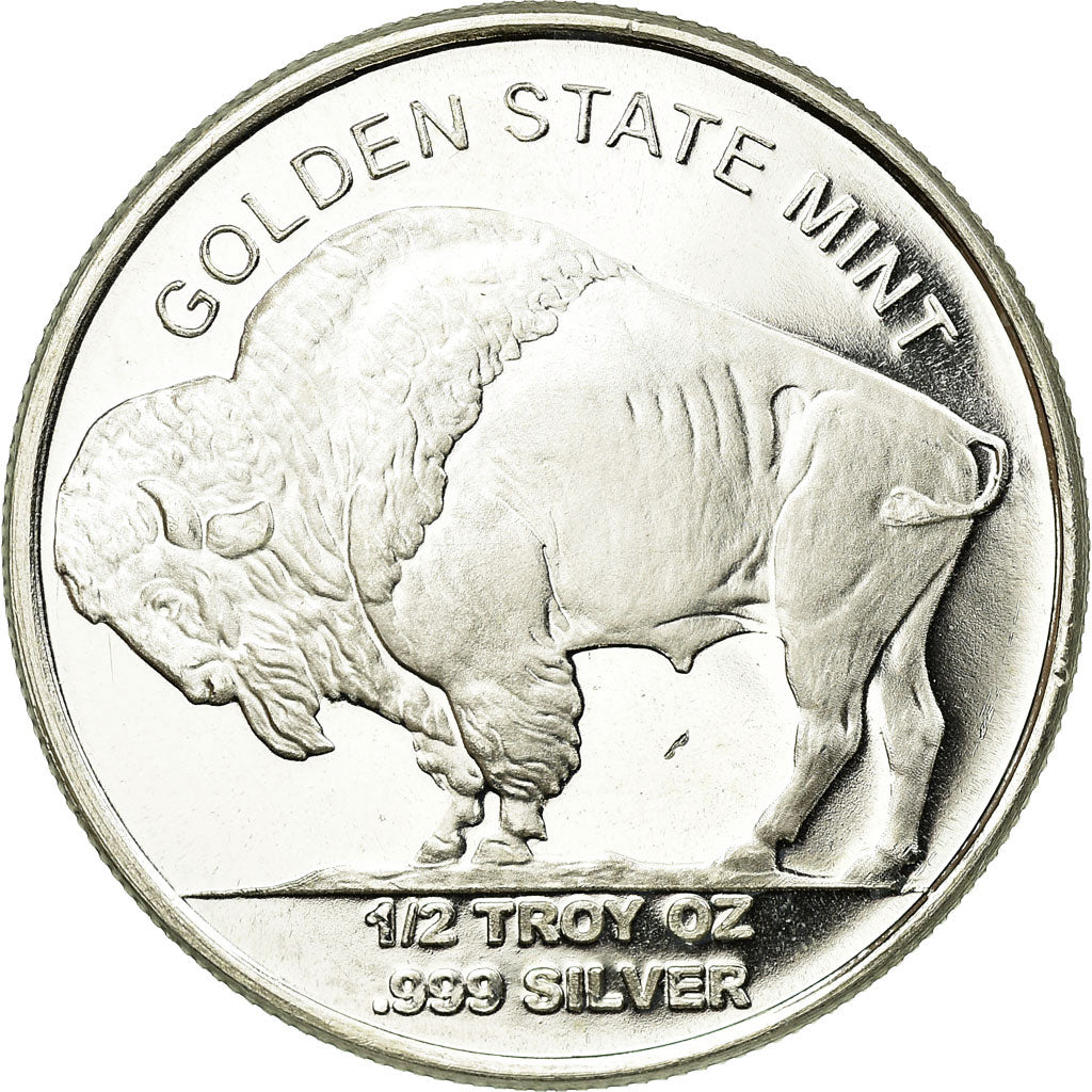 Monnaie, États-Unis, Buffalo, 1/2 Oz, U.S. Mint, FDC, Argent